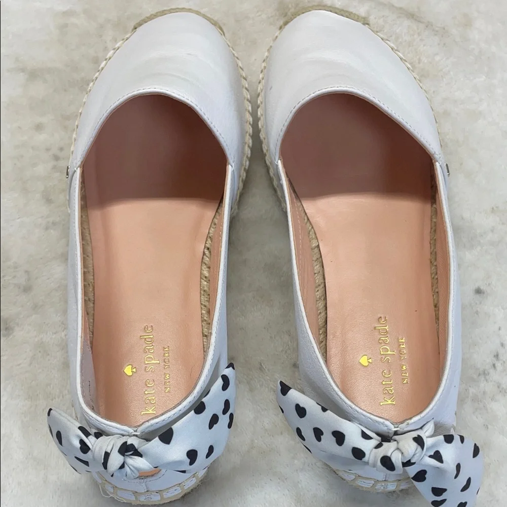 Kate Spade New York Grayson Espadrilles with Polka Dot Accent